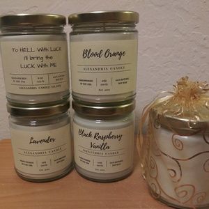 2 Scented Soy Wax Candles in 9oz Jar